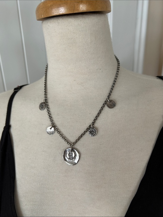 Silpada Jewelry - Silpada Sterling Disc Charm Necklace